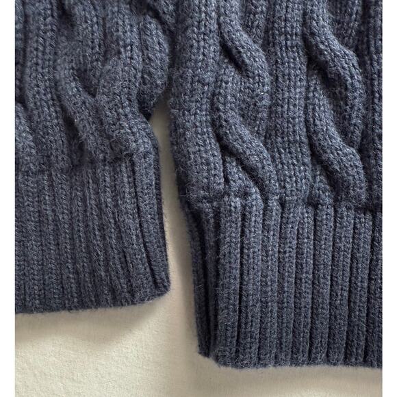 Ralph Lauren Navy‎ Sweater Girls Infants Size 9 Months 100Cotton - Picture 5 of 8